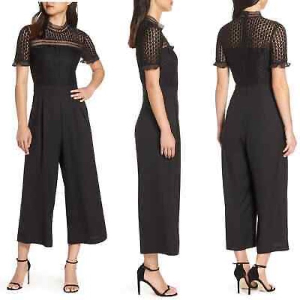 Chic Black Lace Jumpsuit